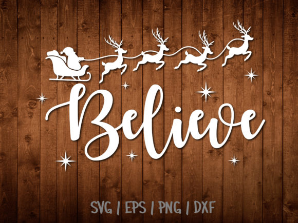 Believe in Christmas SVG for Website and Editorial Use