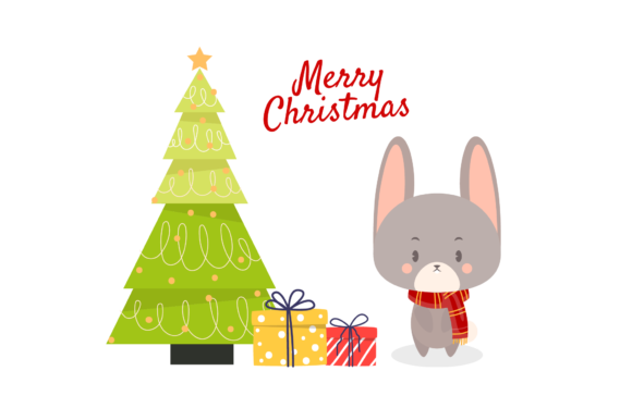Christmas Cute Animal Winter Celebration Illustrations