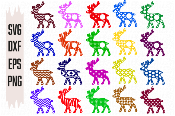 Christmas Deer Illustration for Digital Product Creators