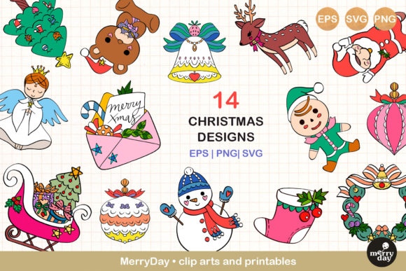Christmas Holiday Illustration Set Review
