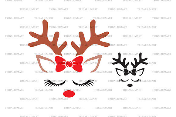 Cute Christmas Bow Reindeer Embroidery Design Review