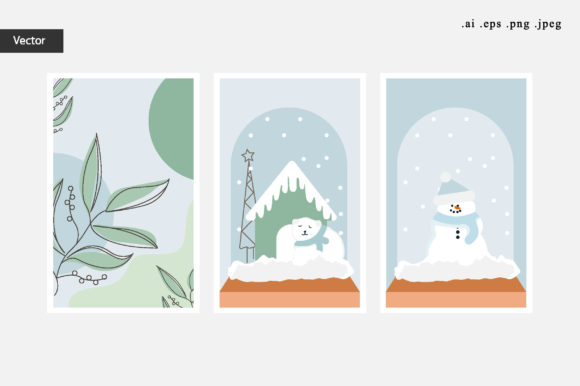 Cute Christmas Collection Illustrations for Branding and Marketing