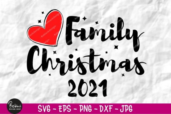 Family Christmas 2021 Illustrations for Digital Sellers