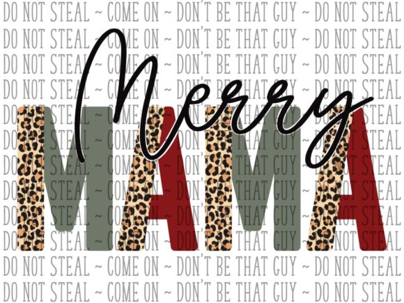 Merry Mama Christmas Illustrations