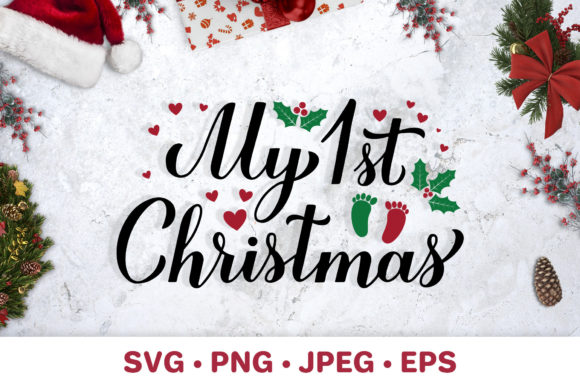 My 1st Christmas Illustration for Branding and Marketing