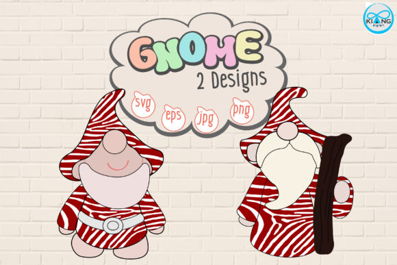 Sublimation Gnomes Png for Embroidery Projects